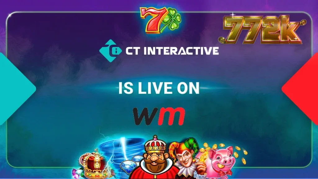 Interface de um slot online moderno com gráficos coloridos e símbolos brilhantes.